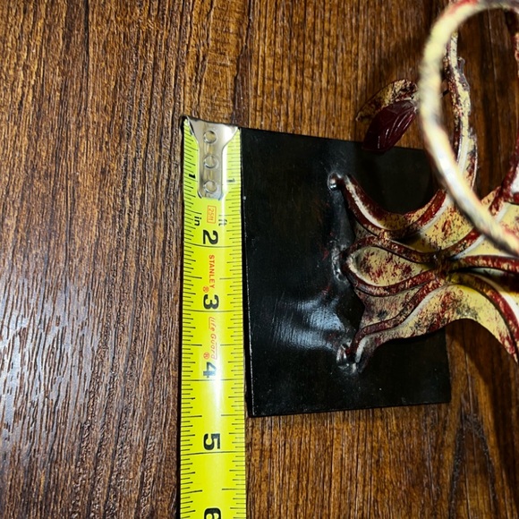 Vintage Rare Tree Sculpture Translucent Leaves Candle Holder Made In India - Picture 14 of 15